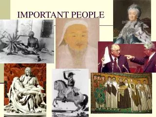 IMPORTANT PEOPLE