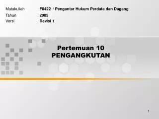 pertemuan 10 pengangkutan