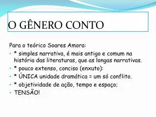 o g nero conto