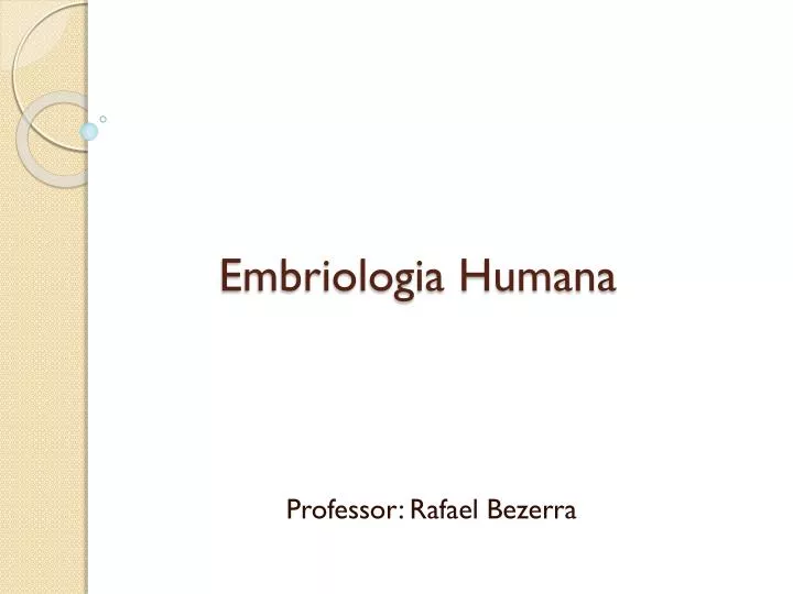 embriologia humana