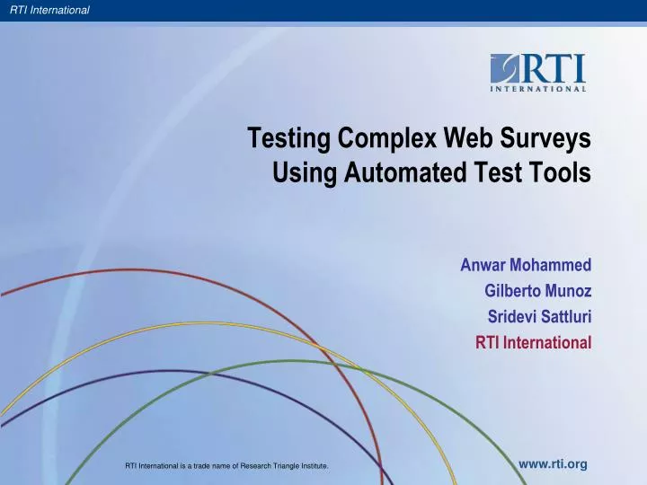 testing complex web surveys using automated test tools