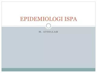 epidemiologi ispa