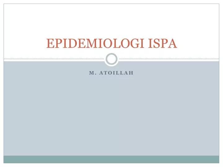 epidemiologi ispa