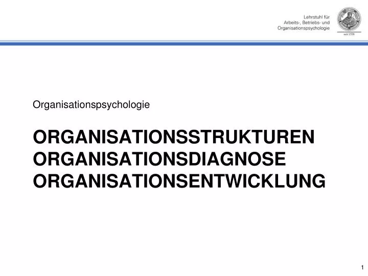 organisationsstrukturen organisationsdiagnose organisationsentwicklung