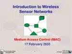 Introduction to Wireless Sensor Networks - slide 1