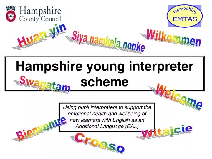 hampshire young interpreter scheme