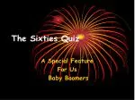 The Sixties Quiz - slide 1