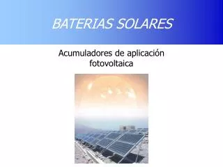 baterias solares