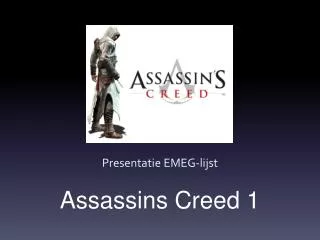 Assassins Creed 1