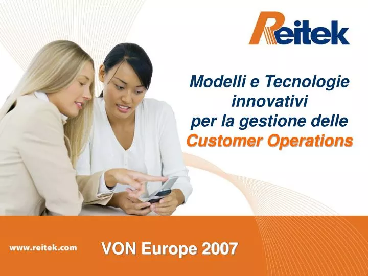 modelli e tecnologie innovativi per la gestione delle customer operations