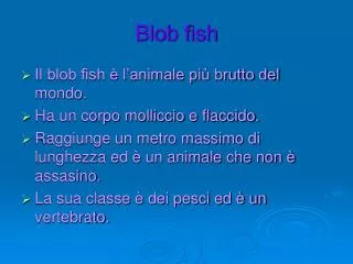 blob fish
