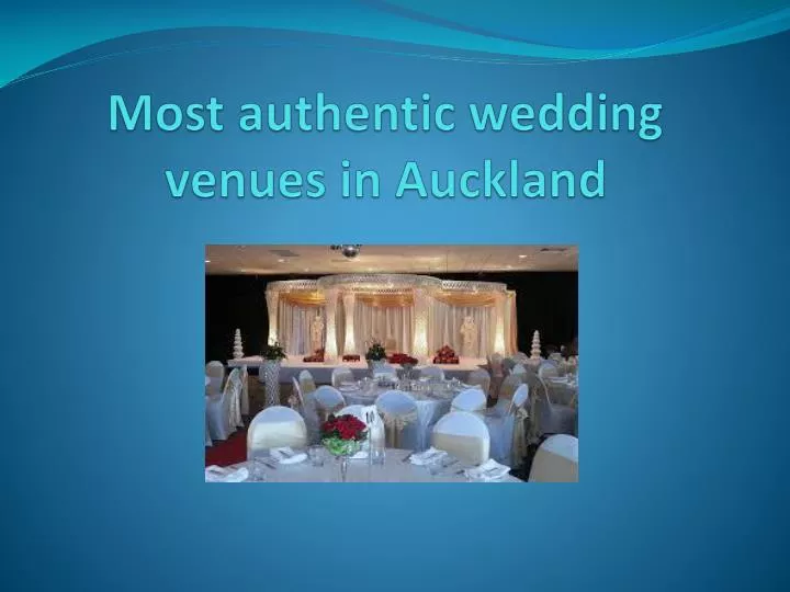 most authentic wedding venues in auckland