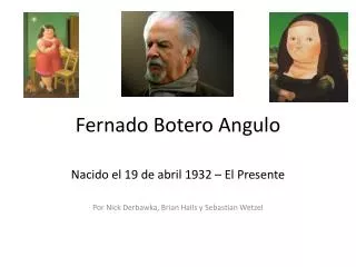 fernado botero angulo