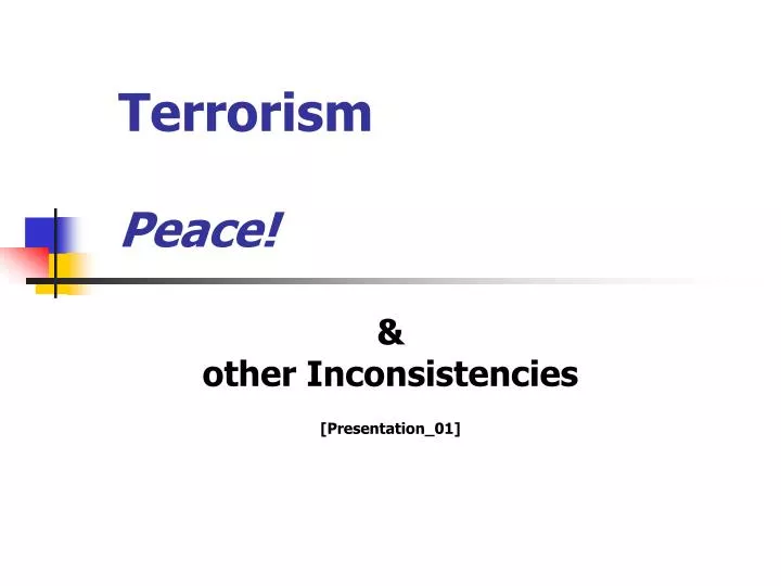 terrorism peace