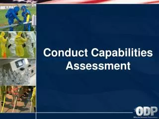 Conduct Capabilities Assessment