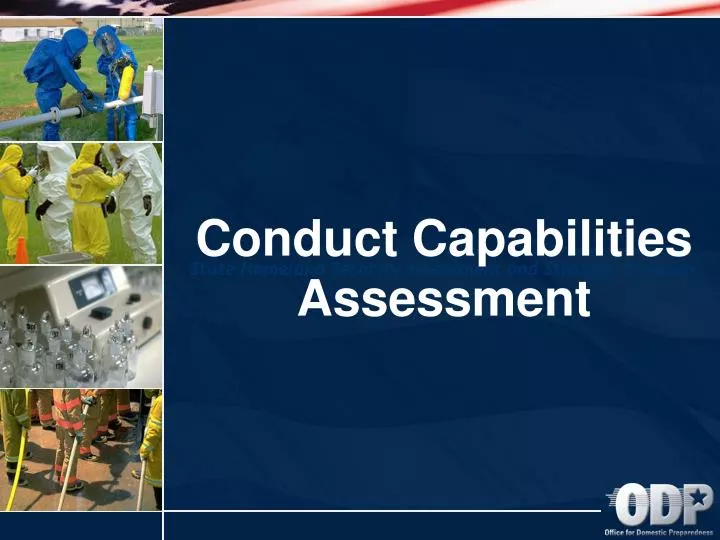 conduct capabilities assessment