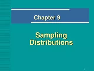 Sampling Distributions