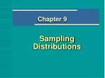 Sampling Distributions - slide 1