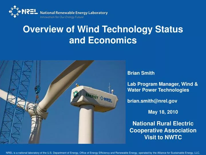 overview of wind technology status and economics