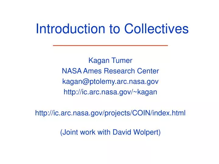 introduction to collectives