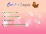 Cuisine - slide 1