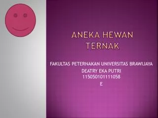 aneka hewan ternak