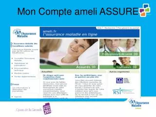mon compte ameli assure