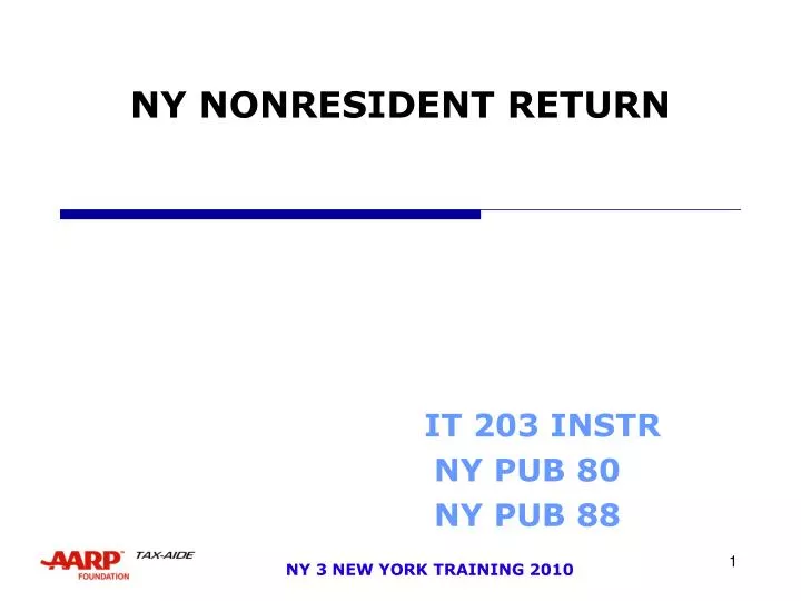 ny nonresident return