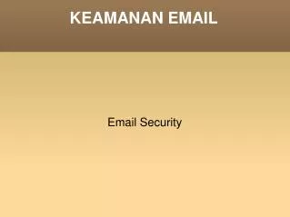 email security