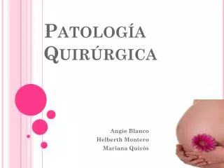 patolog a quir rgica