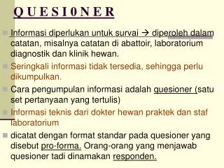 q u e s i 0 n e r