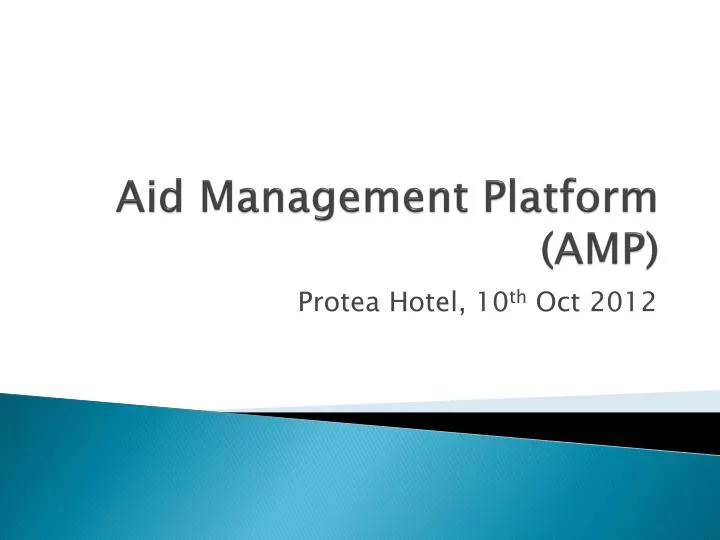 aid management platform amp