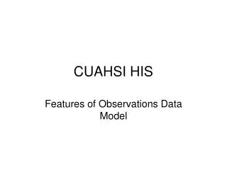 cuahsi his