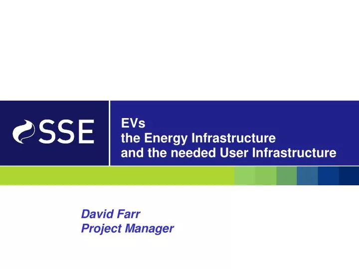 evs the energy infrastructure and the needed user infrastructure