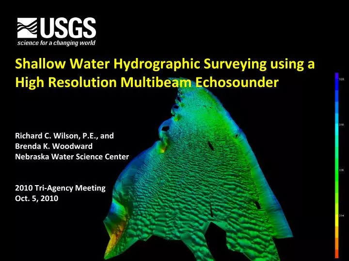 shallow water hydrographic surveying using a high resolution multibeam echosounder