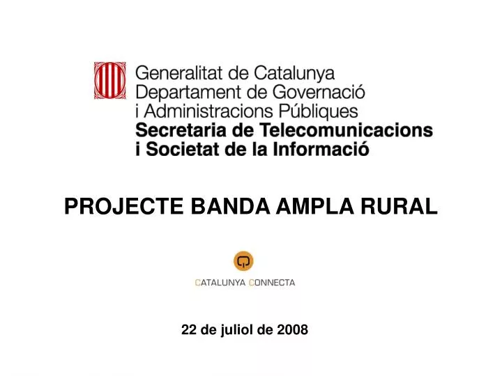 projecte banda ampla rural