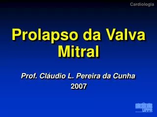 prolapso da valva mitral