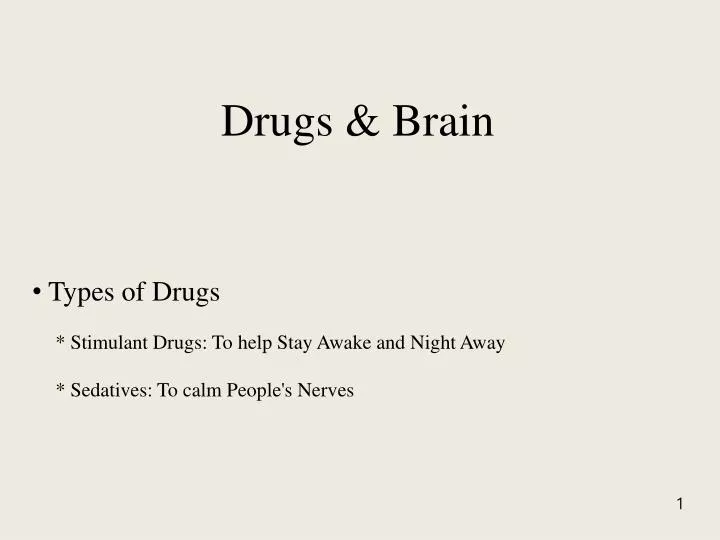drugs brain