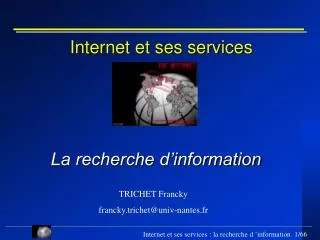 internet et ses services