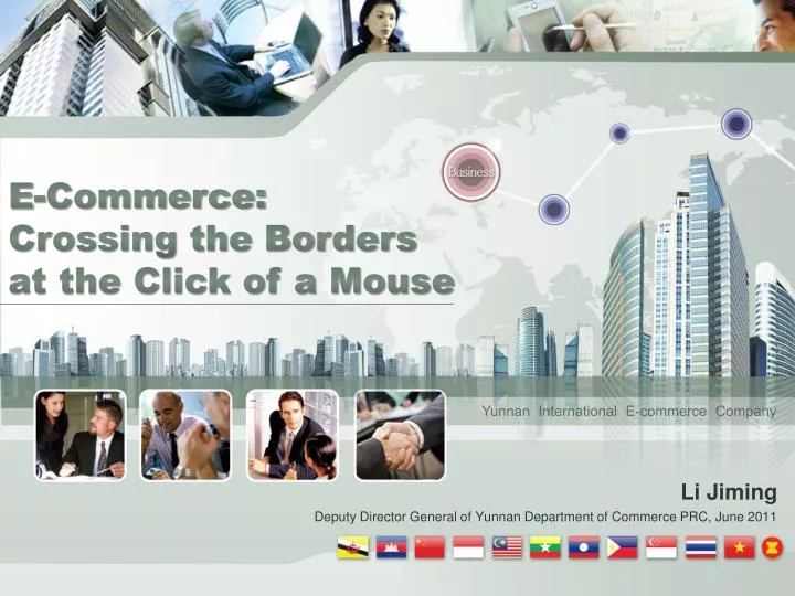 e commerce crossing the borders at the click of a mouse