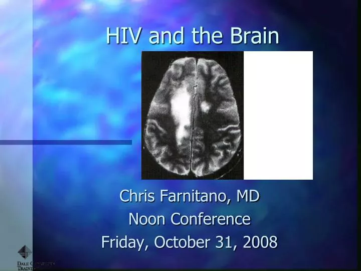 hiv and the brain
