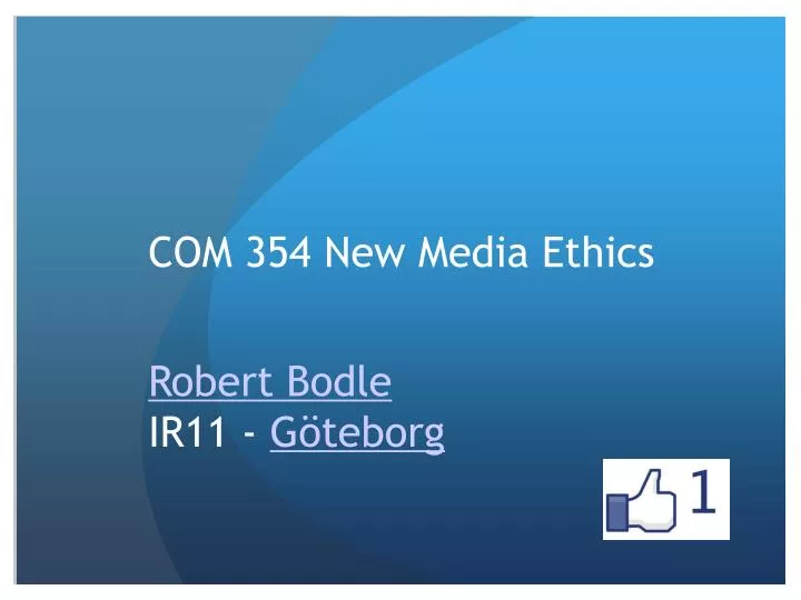 com 354 new media ethics