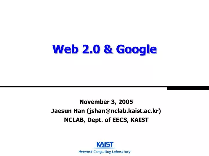 web 2 0 google