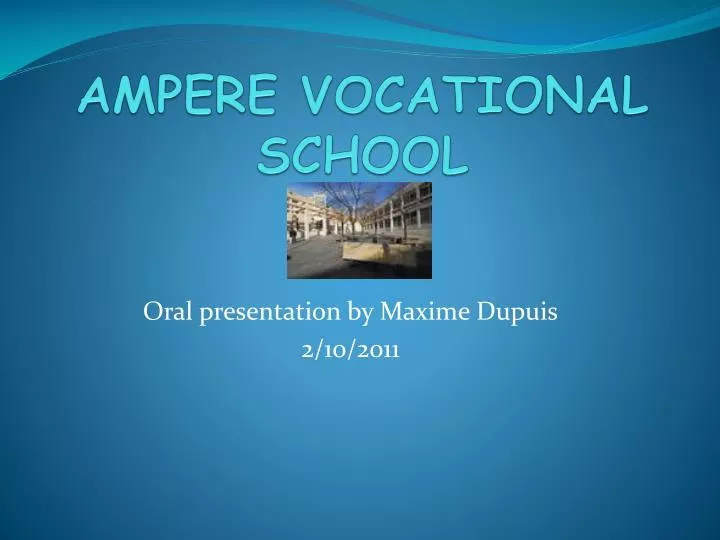 ampere vocational school