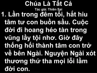 ch a l t t c t c gi thi n sai