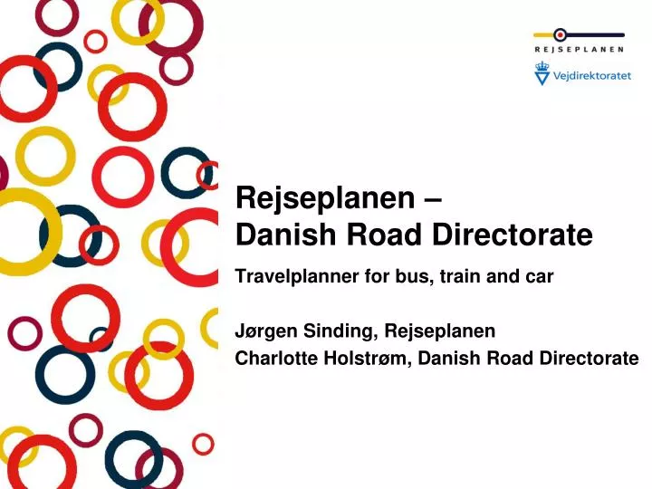 rejseplanen danish road directorate