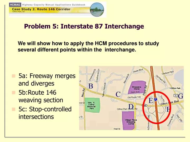 problem 5 interstate 87 interchange