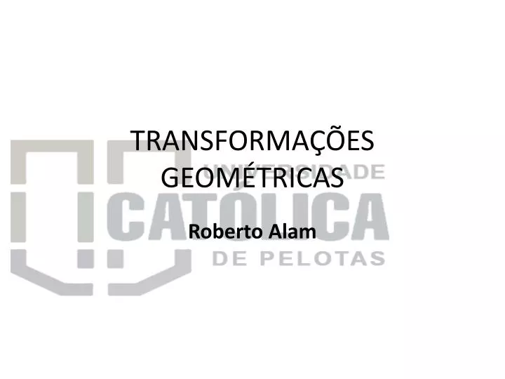 transforma es geom tricas