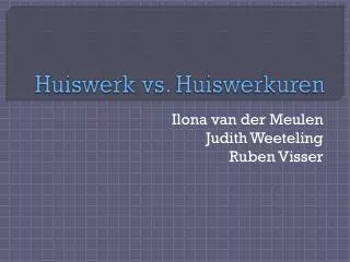 huiswerk vs huiswerkuren
