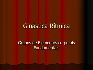 gin stica r tmica